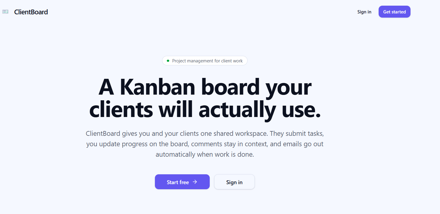 Project Management Board